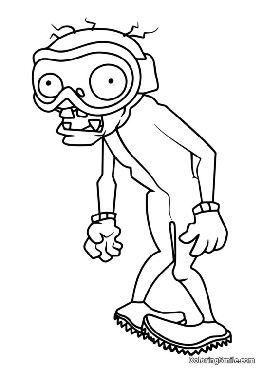 Zombie Zespołu Bobslejowego - Kolorowanka