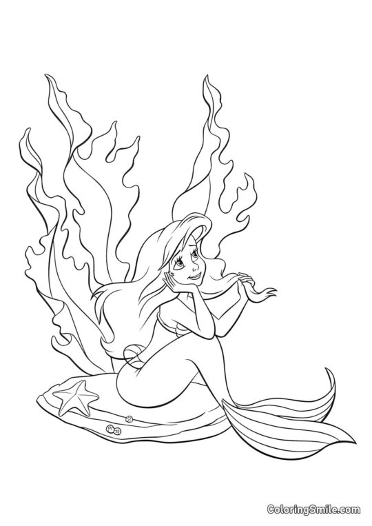 Marzenia syreny - Kolorowanka