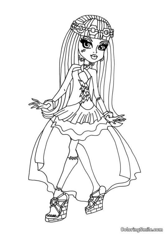 13 Życzeń Frankie Stein - Kolorowanka