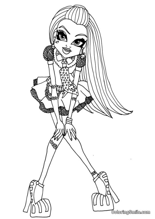 Monster High Frankie Stein - Kolorowanka