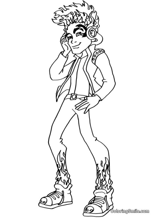 Monster High Holt Hyde - Kolorowanka