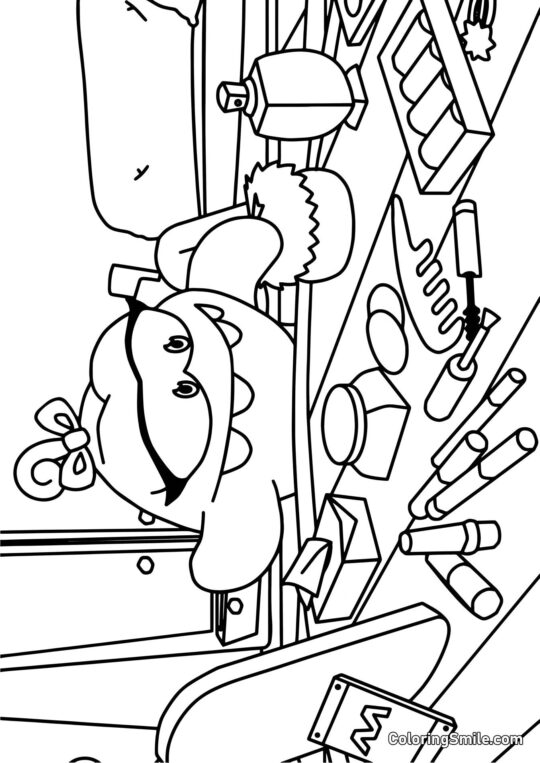 Om Nelle Blogerka Urodowa - Kolorowanka