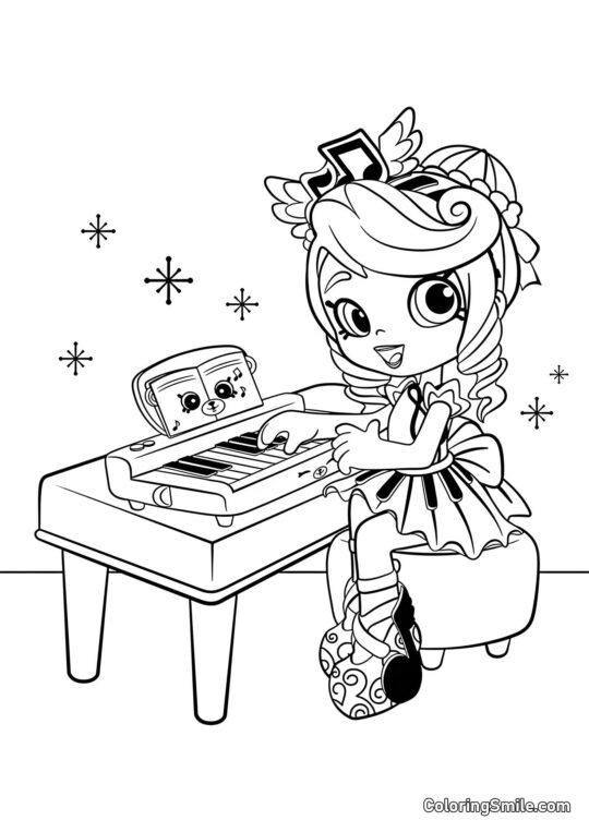 Melodine i Mishki - Kolorowanka