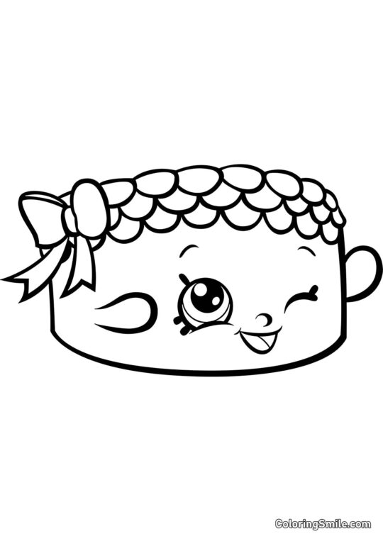 Shopkins Becky Tort - Kolorowanka