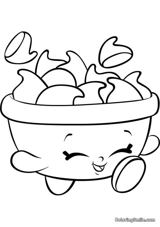 Shopkins Chipsy - Kolorowanka