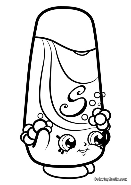 Shopkins Szampon - Kolorowanka