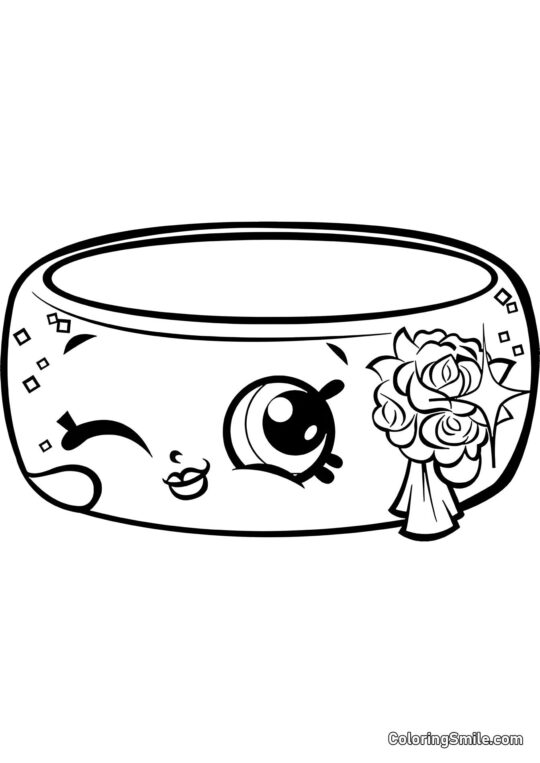 Shopkins Andy Bendy - Kolorowanka