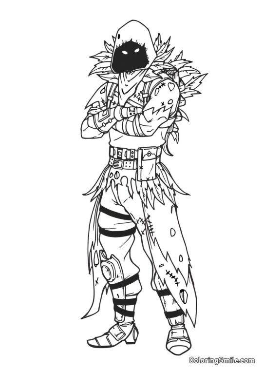 Fortnite Kruk - Kolorowanka