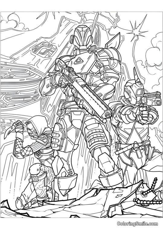 Fortnite Bohaterowie - Kolorowanka