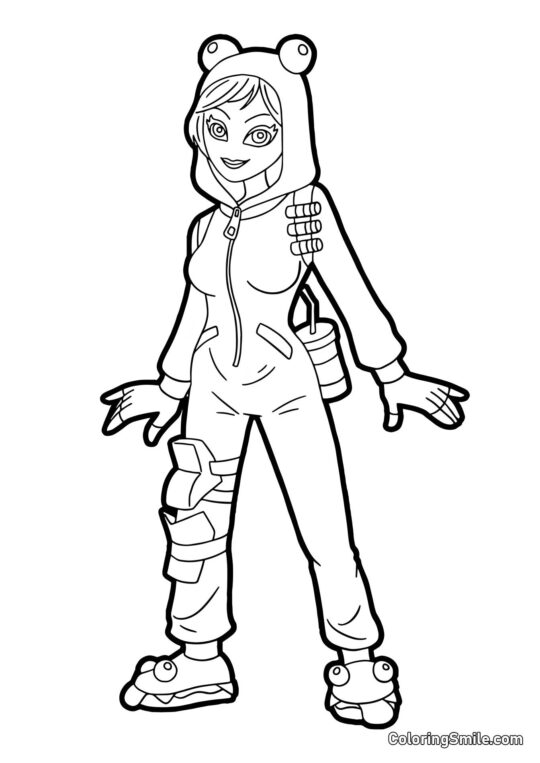 Fortnite Nocny Chow - Kolorowanka