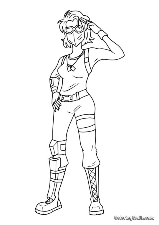 Fortnite Viper - Kolorowanka