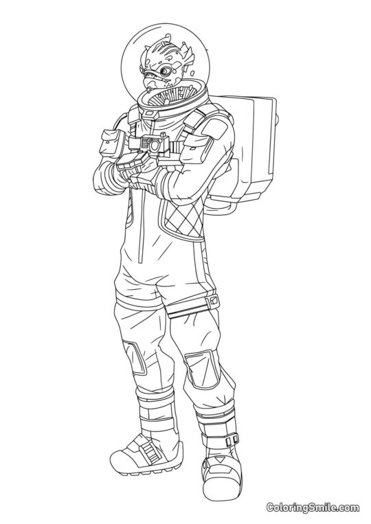 Fortnite Lewiatan - Kolorowanka