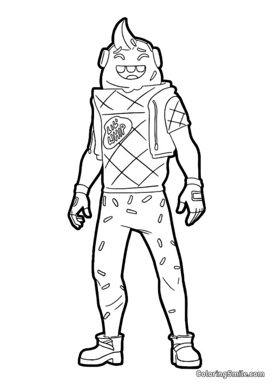 Fortnite Róg - Kolorowanka