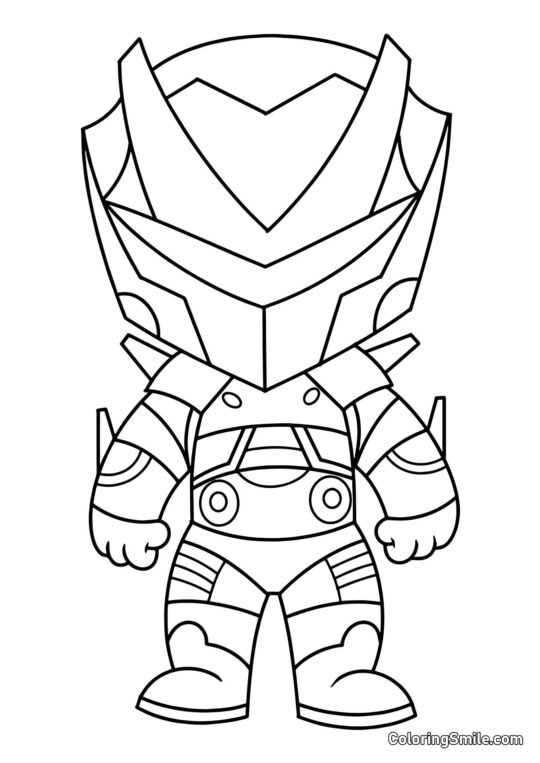 Fortnite Chibi Miasma - Kolorowanka