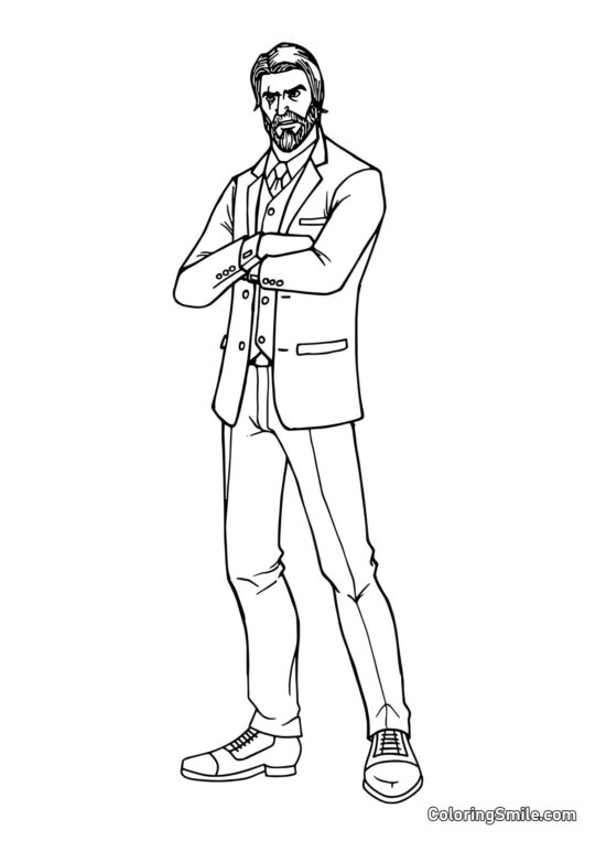 Fortnite Żniwiarz Dusz - Kolorowanka