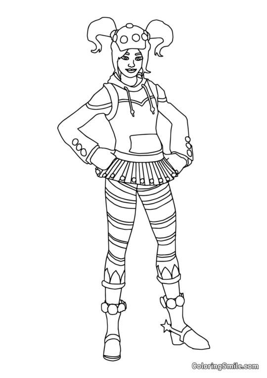 Fortnite Marcepan - Kolorowanka