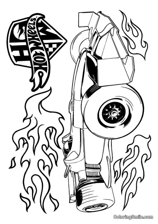 Formuła 1 Hot Wheels - Kolorowanka