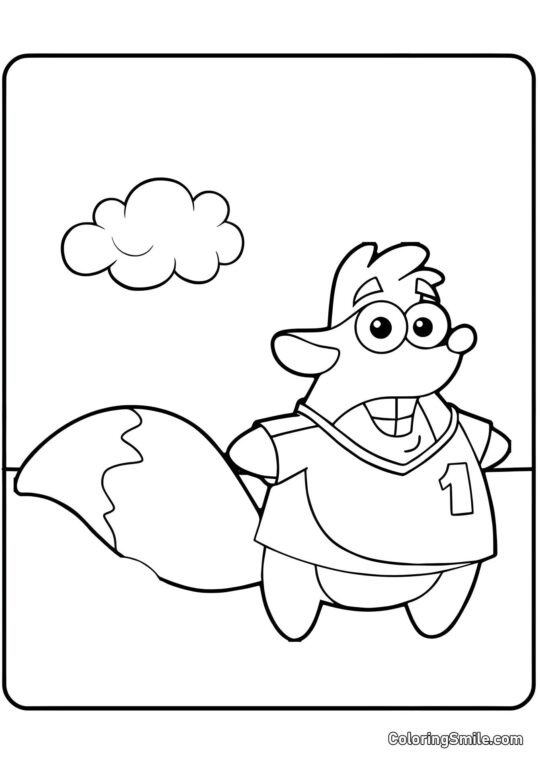 Wiewiórka Tico Wiewiórka Tico - Kolorowanka