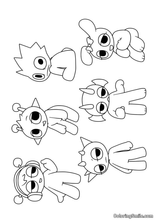 Sprunki Bobasy - Kolorowanka