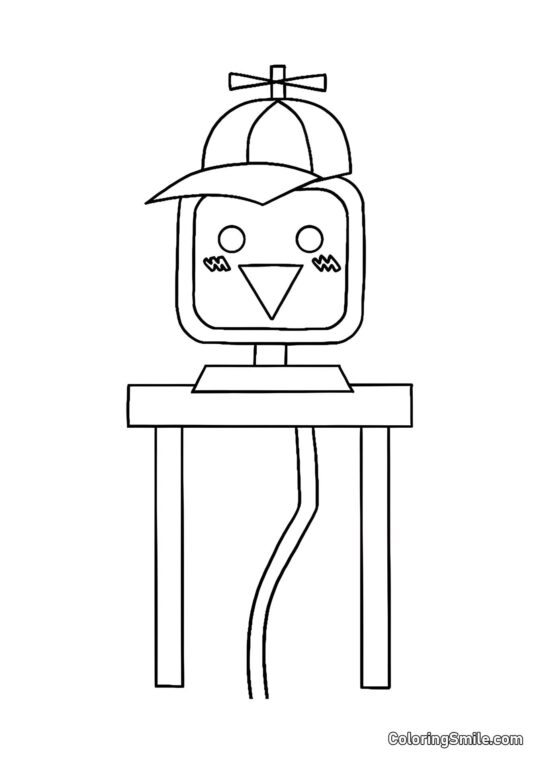Sprunk Pan Wesoły Komputer - Kolorowanka
