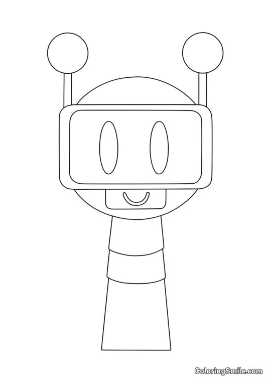 Sprunk Wesoły Bot - Kolorowanka