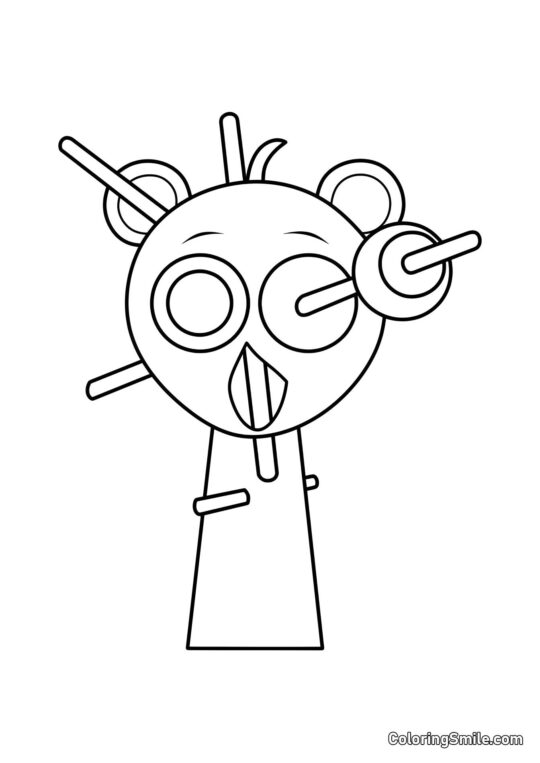 Horror Sprunk Sky - Kolorowanka