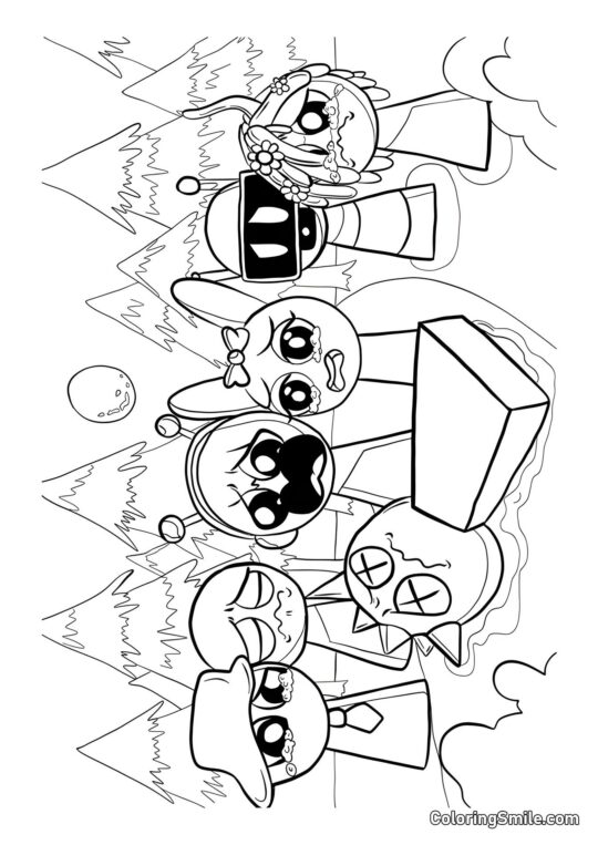 Sprunki Płaczący - Kolorowanka