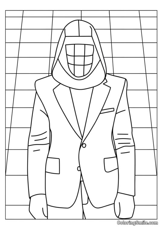 Gospodarz Squid Game - Kolorowanka