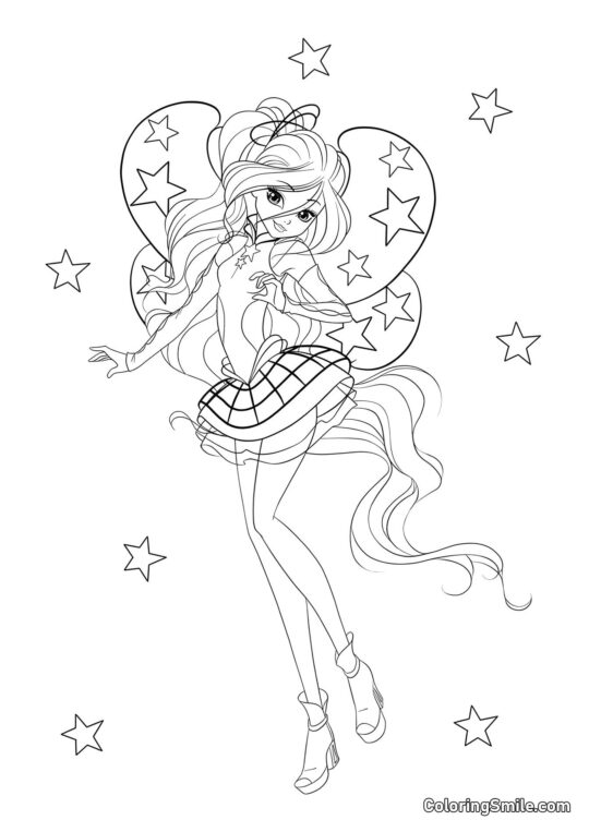 Winx Bloom Cosmix - Kolorowanka