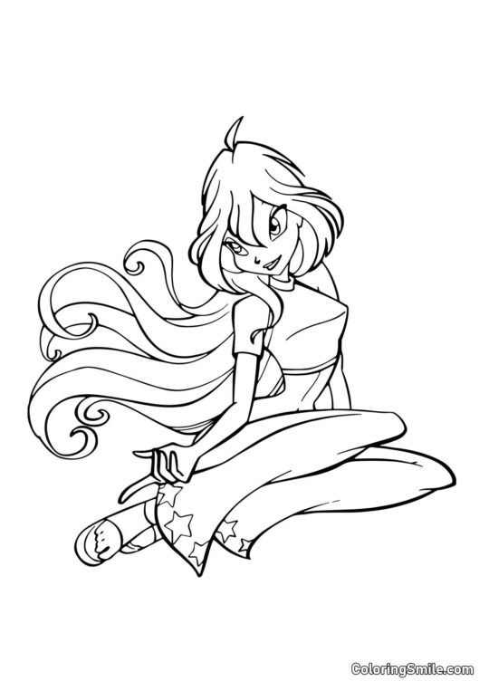 Bloom Zna Tajemnicę - Kolorowanka