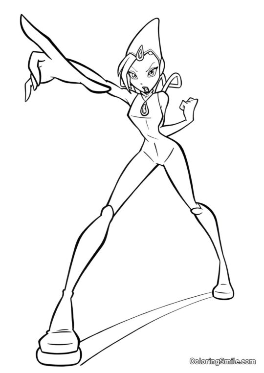 Tecna Atakuje - Kolorowanka