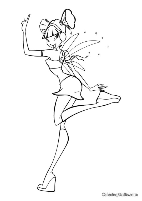 Musa Winx - Kolorowanka