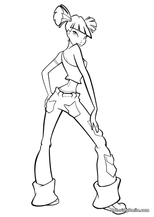 Musa w Całej Swojej Chwale - Kolorowanka