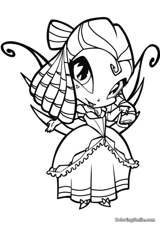 Mała Wróżka Tune - Kolorowanka