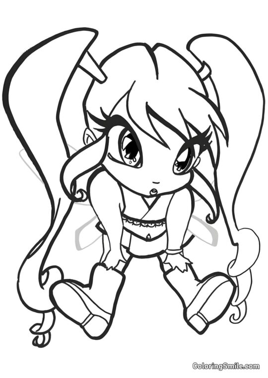 Pixie Chatta - Kolorowanka