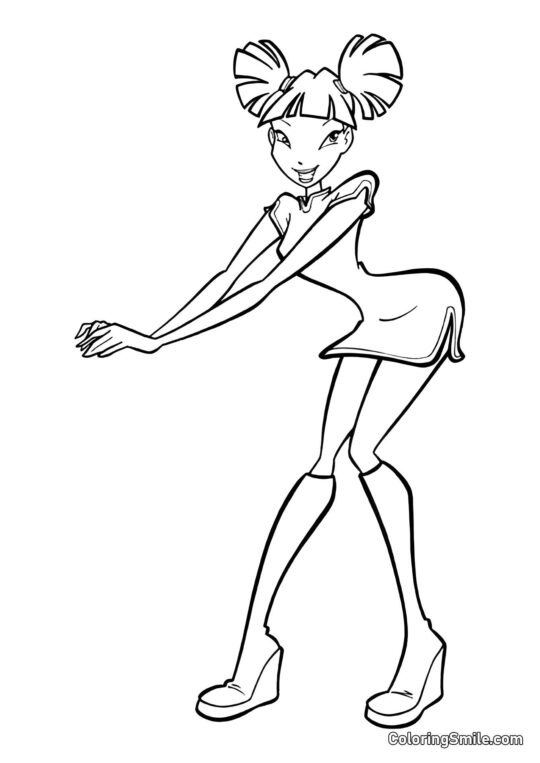 Nowa Sukienka Musy - Kolorowanka