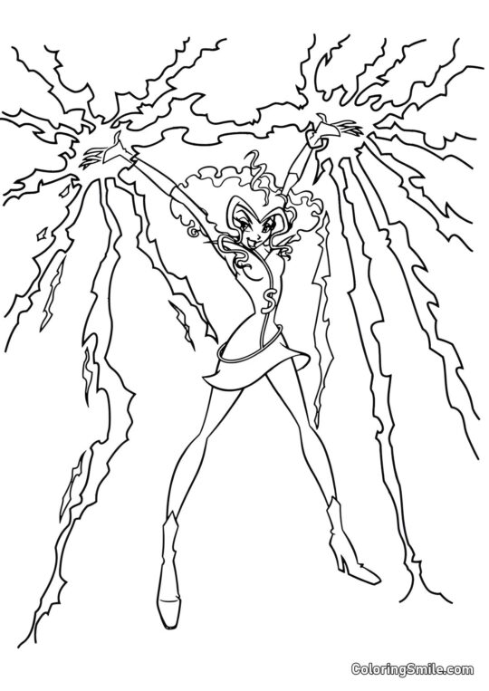 Stormy – Czarownica Burz - Kolorowanka