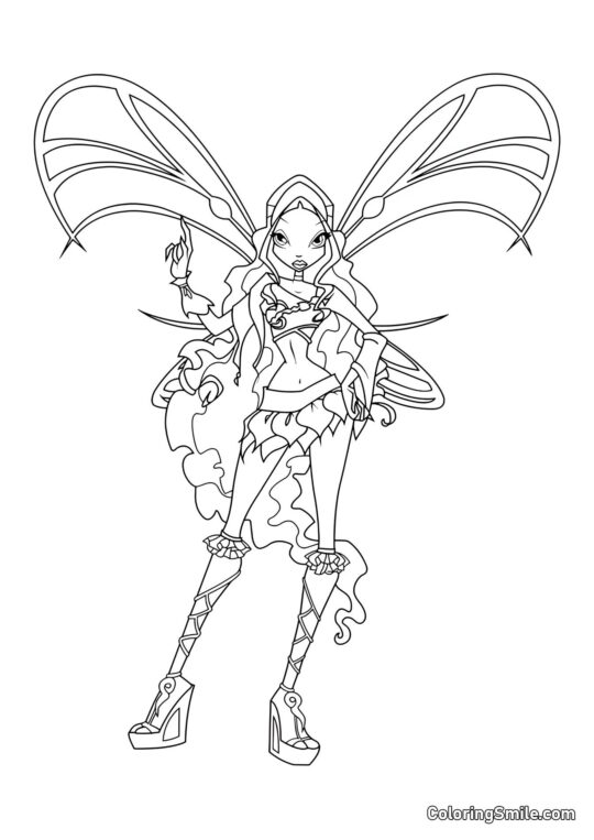 Layla Sophix Pełna Długość - Kolorowanka