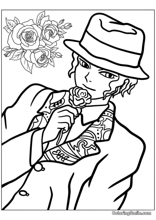 Muzan Kibutsuji - Kolorowanka