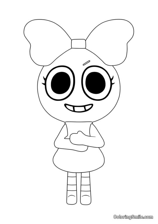 Poppy z Dandy’ego Świata - Kolorowanka