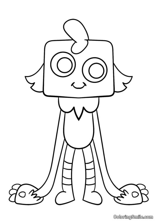 Gub z Dandy’ego Świata - Kolorowanka