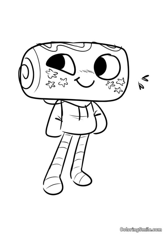 Cosmo z Dandy’ego Świata - Kolorowanka