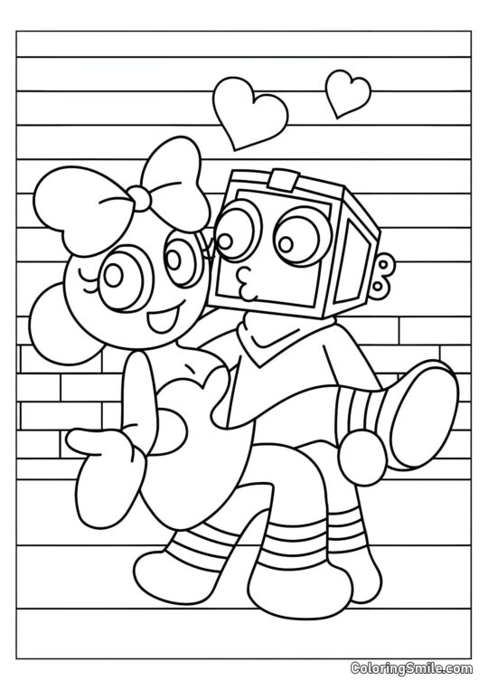 Boxsten i Poppy - Kolorowanka