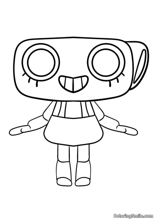 Shelly z Dandy’ego Świata - Kolorowanka