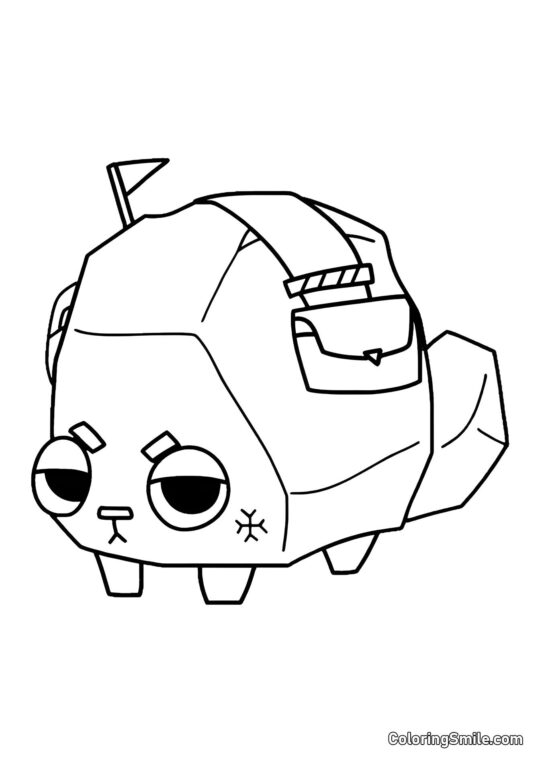 Pebble z Dandy’ego Świata - Kolorowanka