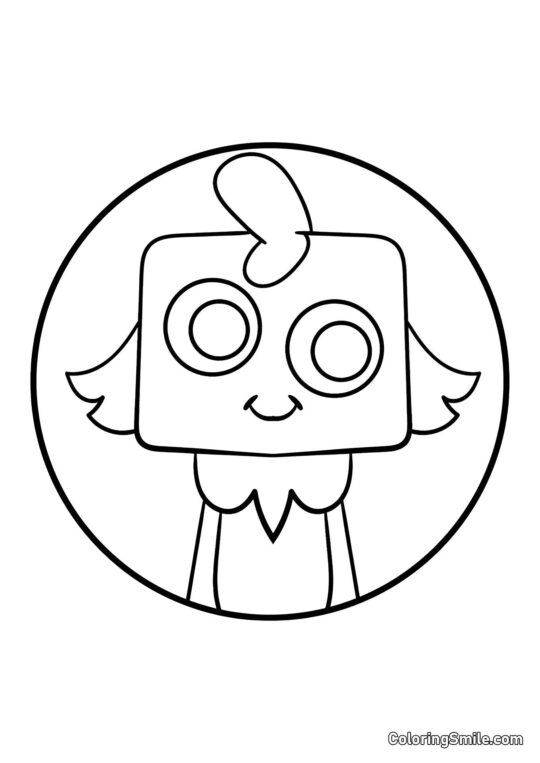 Portret Gub z Dandy’ego Świata - Kolorowanka