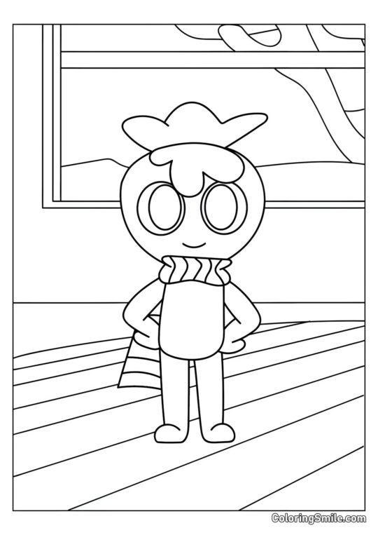 Sprout z Dandy’ego Świata - Kolorowanka