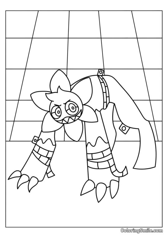 Skręcony Dandy - Kolorowanka