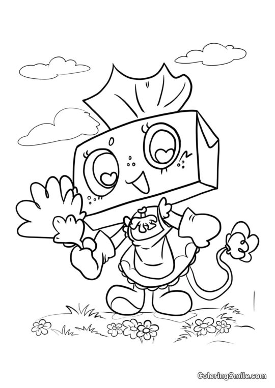 Tisha z Dandy’ego Świata - Kolorowanka