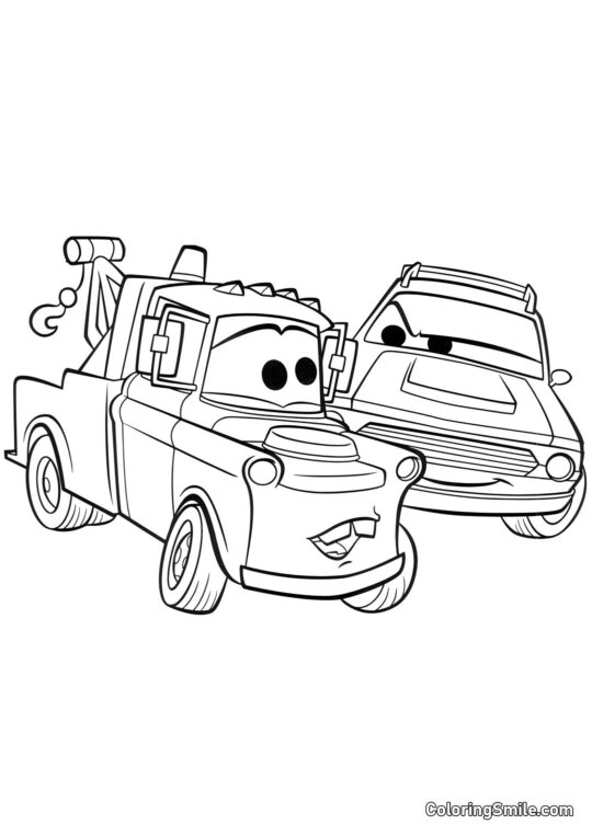 Próbując oszukać Matersa - Kolorowanka